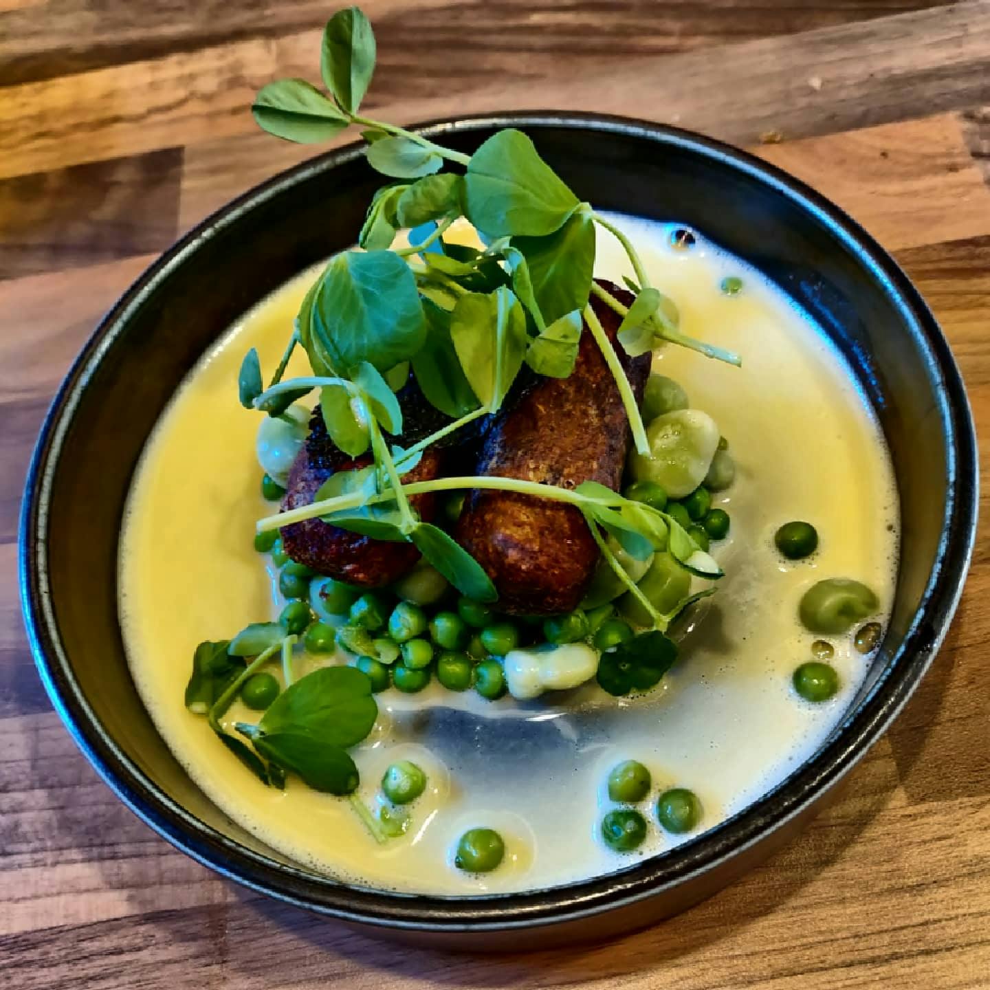 A course from the spring 2021 menu at Luke's Place