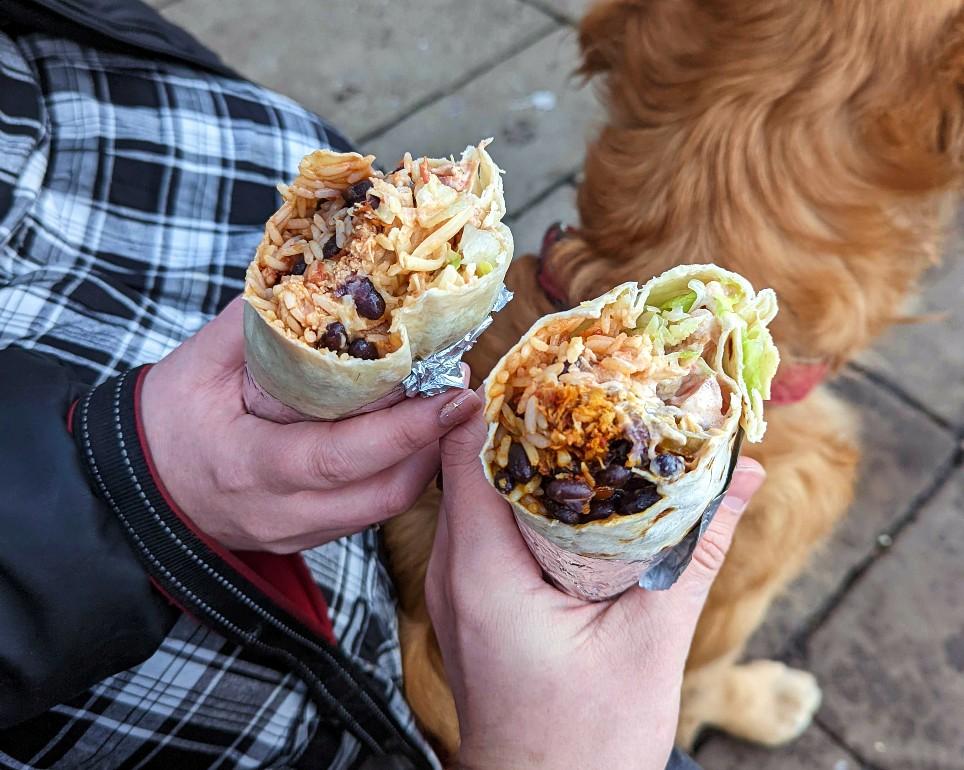 Burritos in Endcliffe Park from Street Food Chef